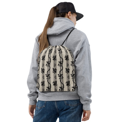 Lacy drawstring bag