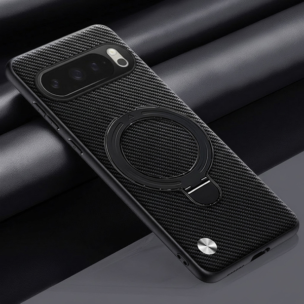 Carbon Fiber Case With Stand For Google Pixel 10 GPC07