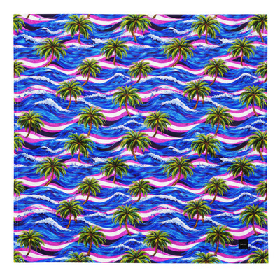 Vivid waves bandana