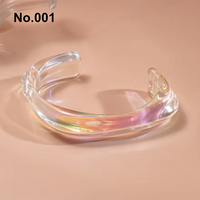 IRIDESCENT AURORA HOLOGRAPHIC BANGLE  - Thumbnail 3