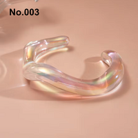 IRIDESCENT AURORA HOLOGRAPHIC BANGLE  - Thumbnail 5