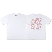 Free Shipping-"FALL IN LOVE WITH YOUR PROBLEMS" TEE - Thumbnail 1