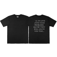 Free Shipping-"FALL IN LOVE WITH YOUR PROBLEMS" TEE - Thumbnail 2
