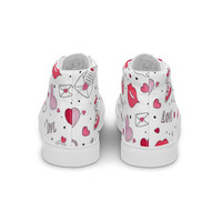 Mr. Valentine Womens high top canvas shoes - Thumbnail 1