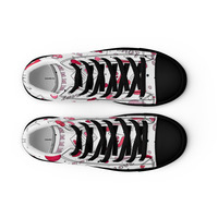 Mr. Valentine Mens high top canvas shoes - Thumbnail 5