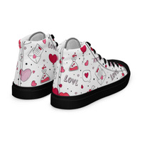 Mr. Valentine Mens high top canvas shoes - Thumbnail 7