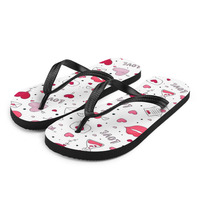 Mr Valentine  Flip-Flops - Thumbnail 1