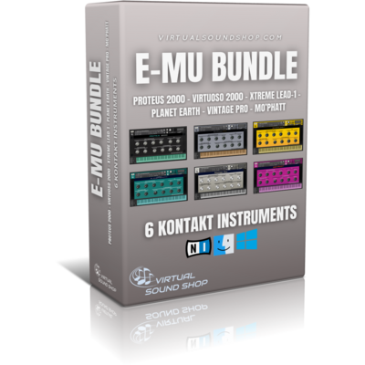 E-mu systems bundle kontakt library - virtual instrument nki vst software