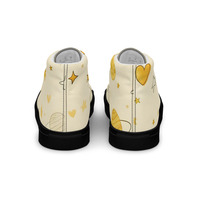 Moon Chesse Mens high top canvas shoes - Thumbnail 1