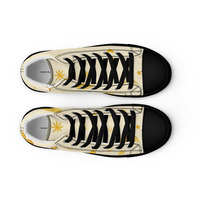 Moon Chesse Mens high top canvas shoes - Thumbnail 5
