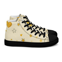 Moon Chesse Mens high top canvas shoes - Thumbnail 6