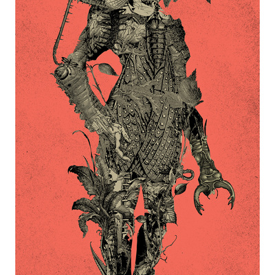"mansect" by alex eckman-lawn, archival pigment print