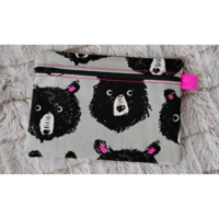 Zippered Pouch- Bears - Thumbnail 1