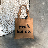 Free Shipping-YEAH BUT NO TOTE BAG - Thumbnail 1