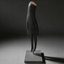 Wooden sculpture by Tach Pollard "Wind Walker" -3