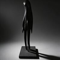 Wooden sculpture by Tach Pollard "Wind Walker"  - Thumbnail 5