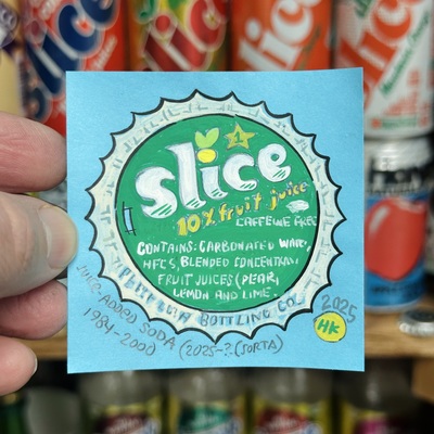 Slice post-it note painting 