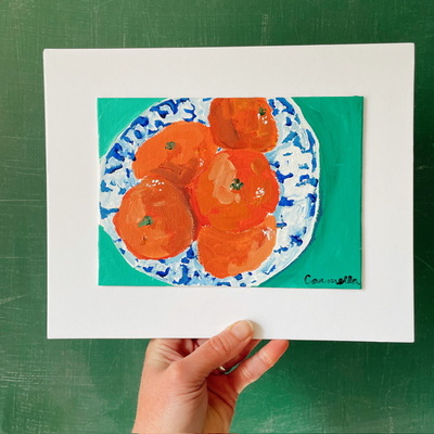 “gathered” original painting 