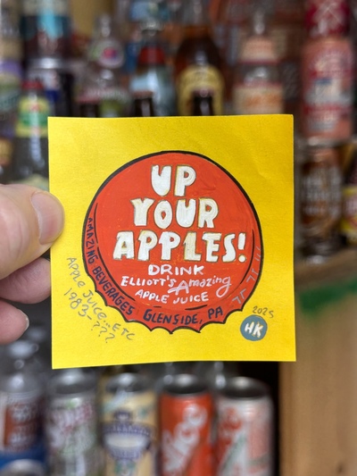 Up Your Apples Elliott's Amazing Post-It Note Painting 