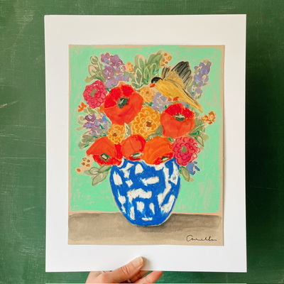 “I’m Here for the Joy” original painting