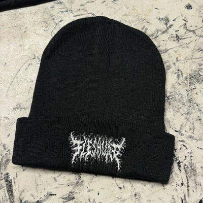 Fleshwad Metal Font Beanie