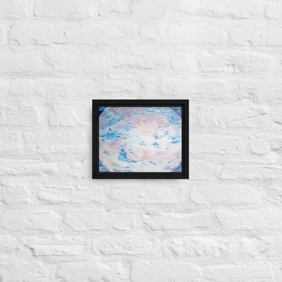 Framed canvas - planet