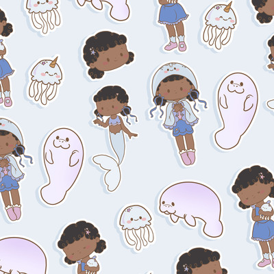 Choose your luna individual stickers