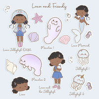 Choose Your Luna Individual Stickers - Thumbnail 1