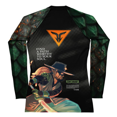 Shonen women's rash guard