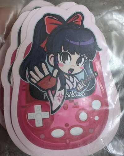 pocket sakura sticker