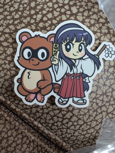 Pocky and Rocky Sticker