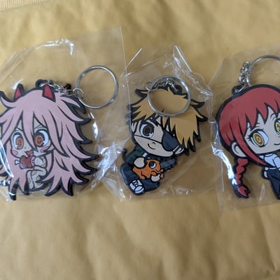 Ugly chainsaw man keychains