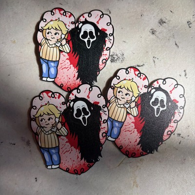 Ghostface and Casey Sticker