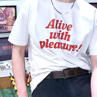 Free Shipping-ALIVE WITH PLEASURE TEE - Thumbnail 1
