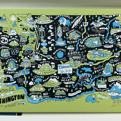 The local's map of washington