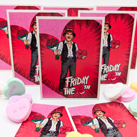 Friday the 13th Six (6) Piece Custom Valentine Card Set - Thumbnail 6