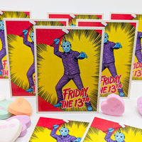 Friday the 13th Six (6) Piece Custom Valentine Card Set - Thumbnail 7