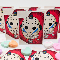 Friday the 13th Six (6) Piece Custom Valentine Card Set - Thumbnail 8
