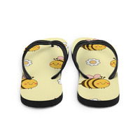 Busy Bee Frabic Flip-Flops - Thumbnail 2