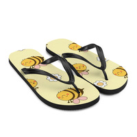 Busy Bee Frabic Flip-Flops - Thumbnail 6