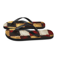 Moca FrabicFlip-Flops - Thumbnail 4