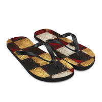 Moca FrabicFlip-Flops - Thumbnail 6