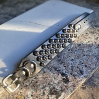 Overlapper 3-2-3 short British Studs Wristband - Thumbnail 1