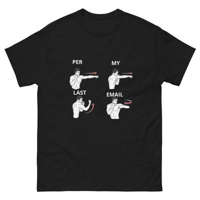 Email unisex classic tee
