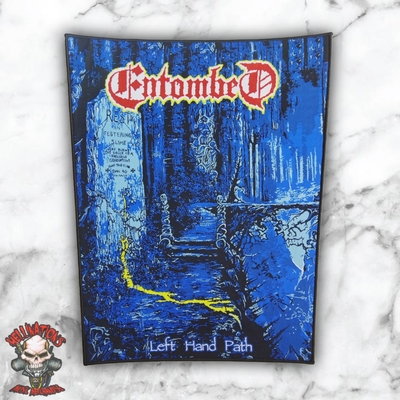 Entombed woven backpatch