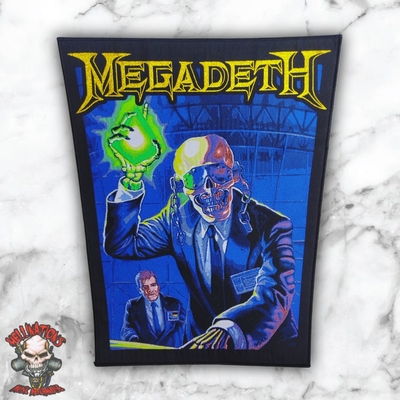 Megadeth woven backpatch