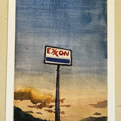 Sunset gas station 