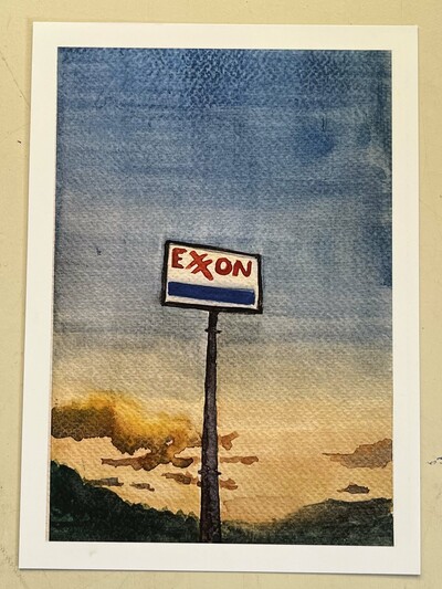 Sunset gas station 