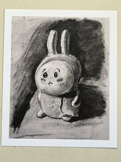 Charcoal Bunny 