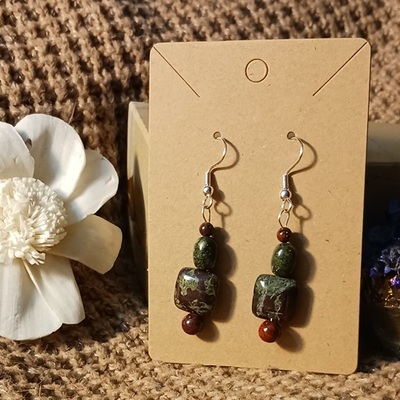 Brecciated and dragon blood jasper